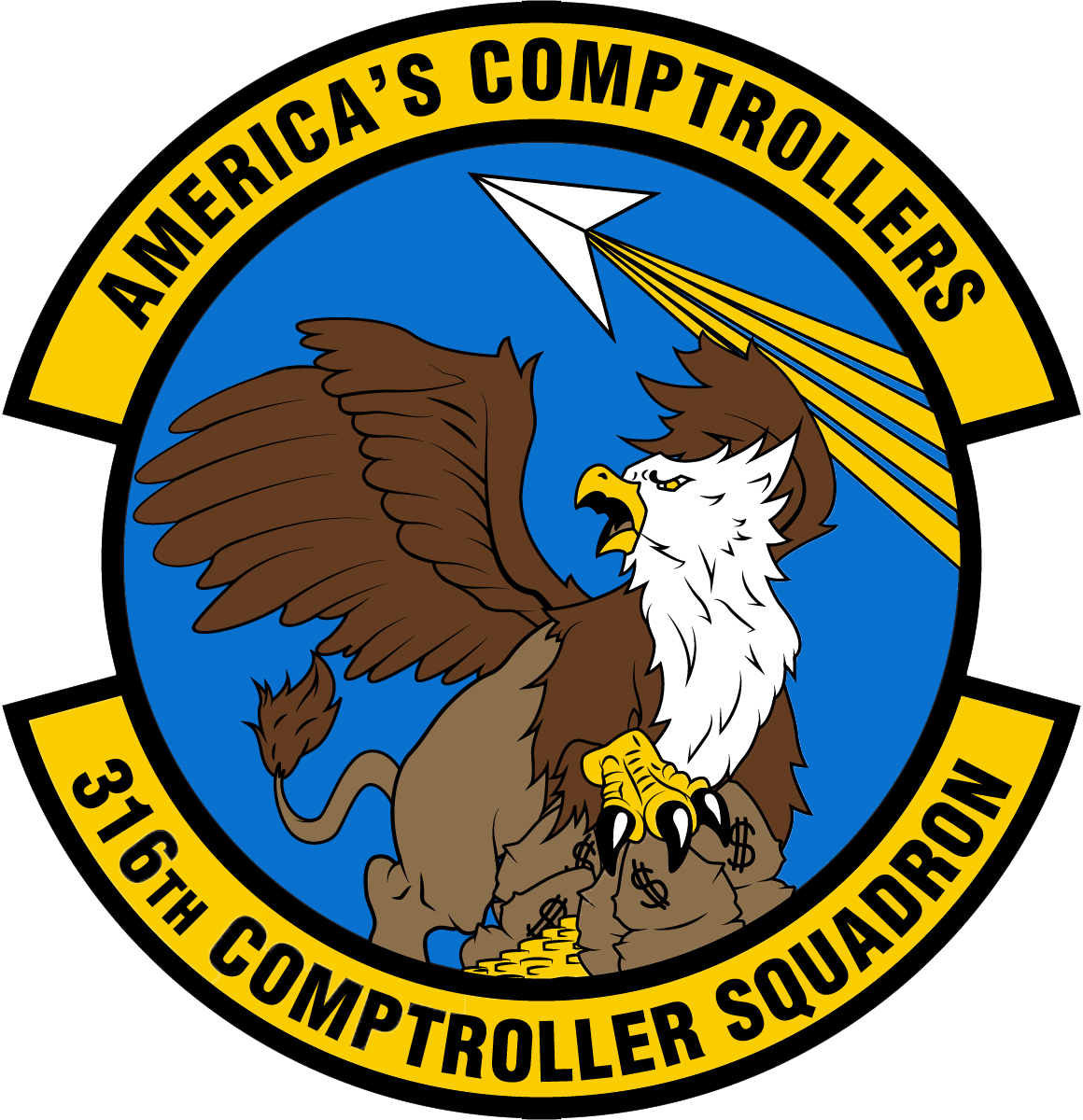 316th Comptroller Squadron patch
